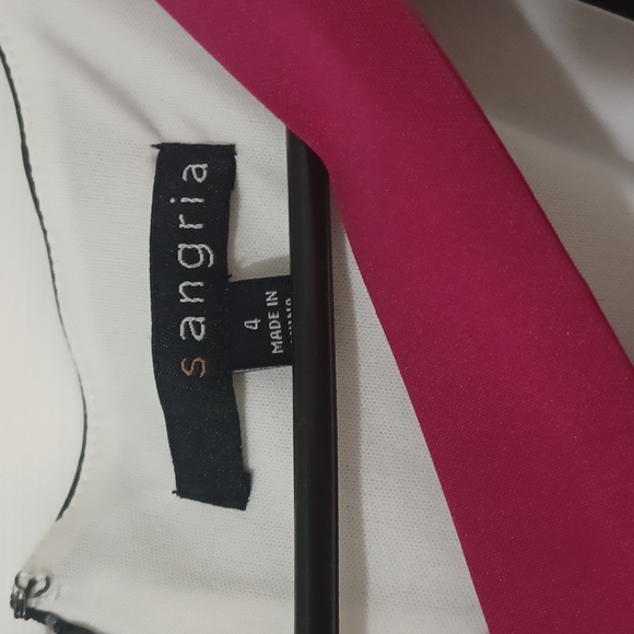 Sangria Tri Colored Dress - Picture 5 of 6